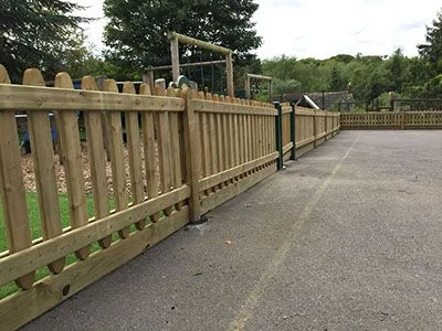 School picket fencing